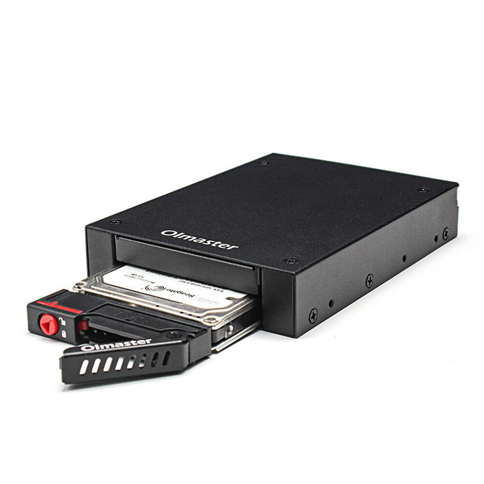 Oimaster Internal 1 Bay Soft Drive Hard Disk Box Rack Bracket Enclosure Case With Led Indicator For 70 9.5 Mm 2.5 Inch Sata Sata Hdd Ssd Sdmr 6101 6901251242383