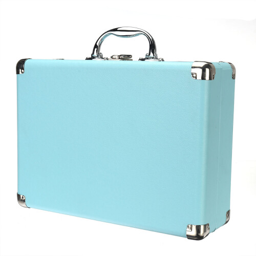 B32603 bluetooth Wireless 3 Speed Vinyl Record Player Turntable Retro 2 Speakers Case 1