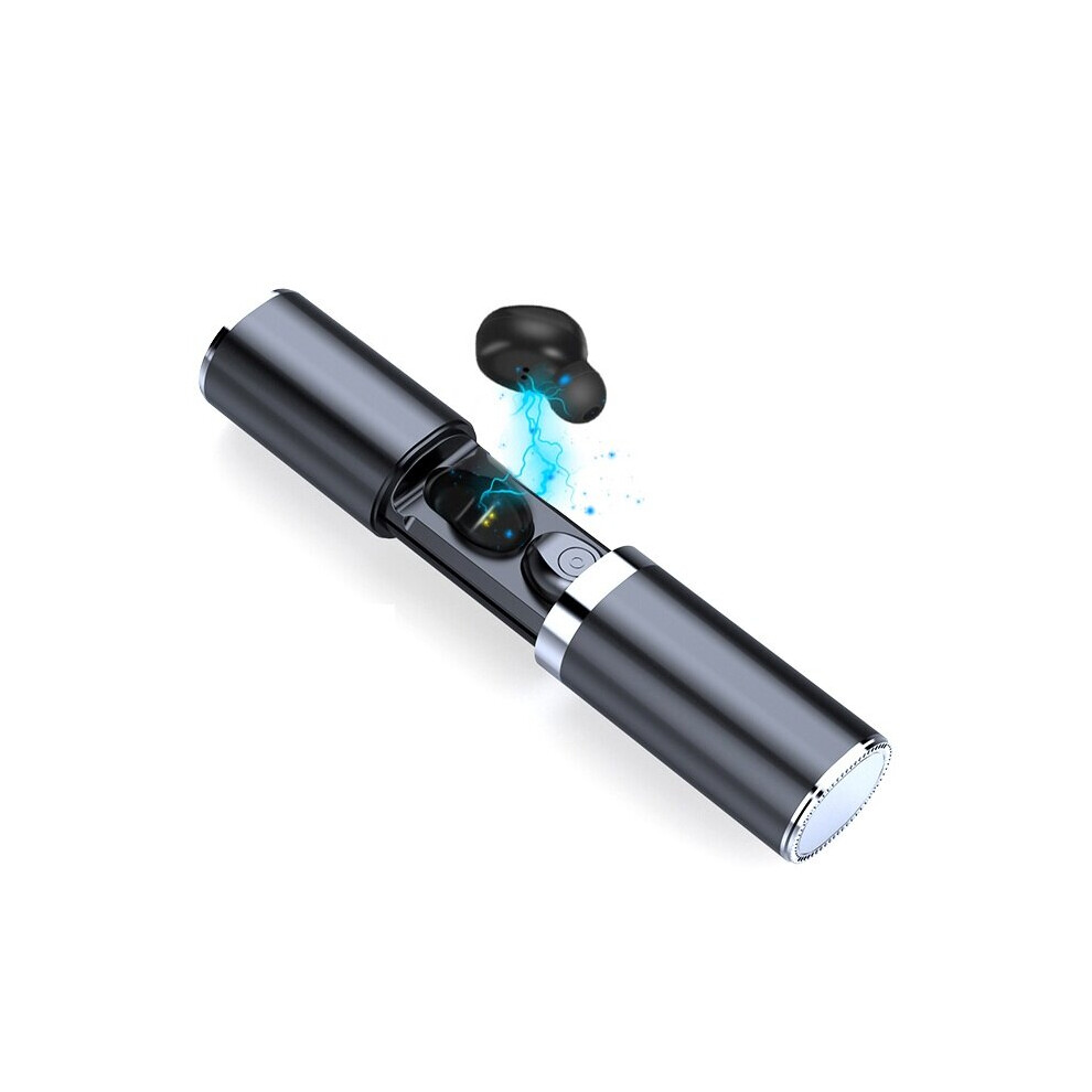 Bakeey F9 Hifi Tws Wireless Bluetooth 5.0 Earphone Cvc8.0 Noise Cancelling Headphone With 1300Mah Power Bank Charging Box Black/Silver/Red 3480563908314