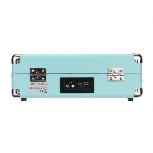 B32603 bluetooth Wireless 3 Speed Vinyl Record Player Turntable Retro 2 Speakers Case 2