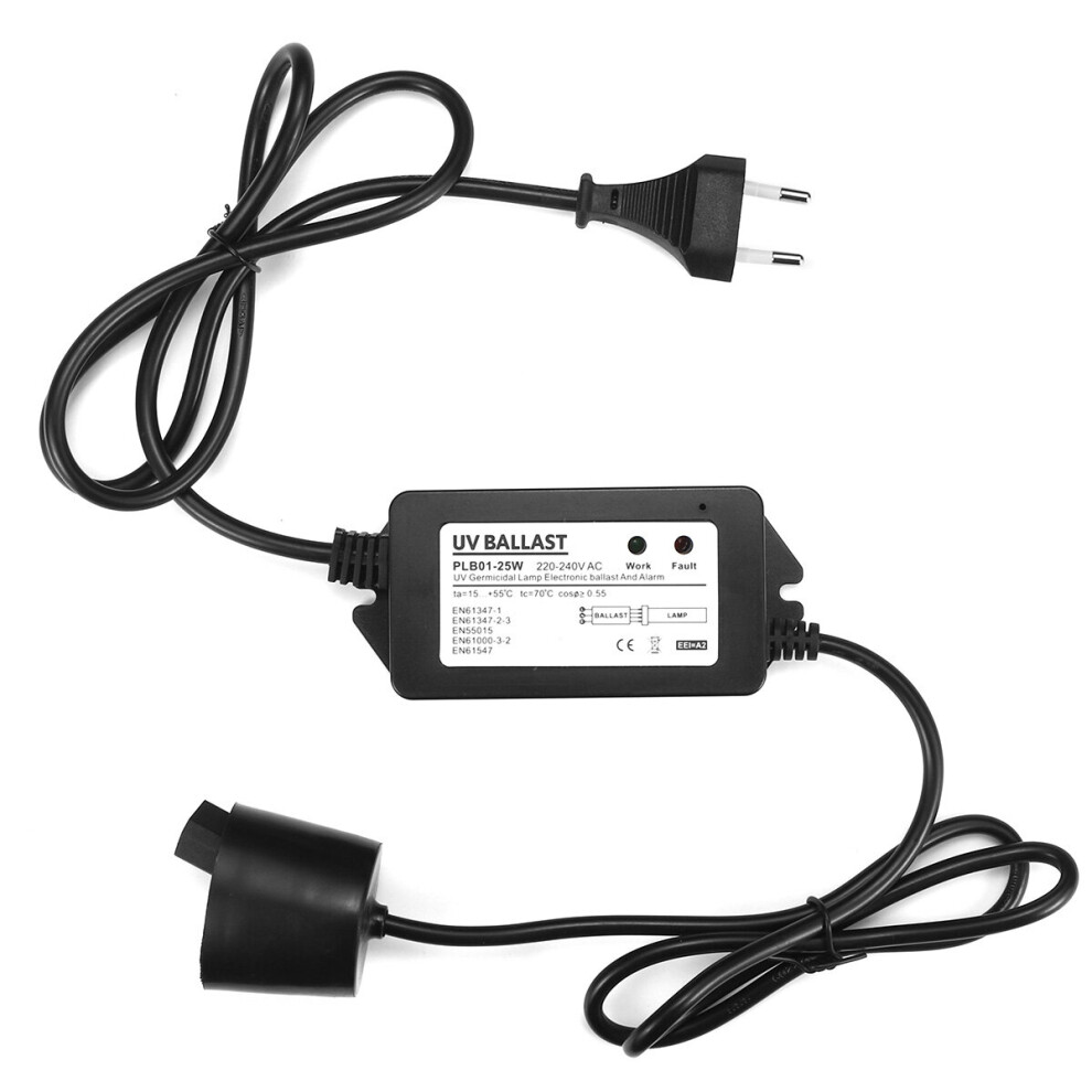 Water Filter UV Lamp Ballast Water UV Disinfection 220V Ballasts Power Adapter EU Plug