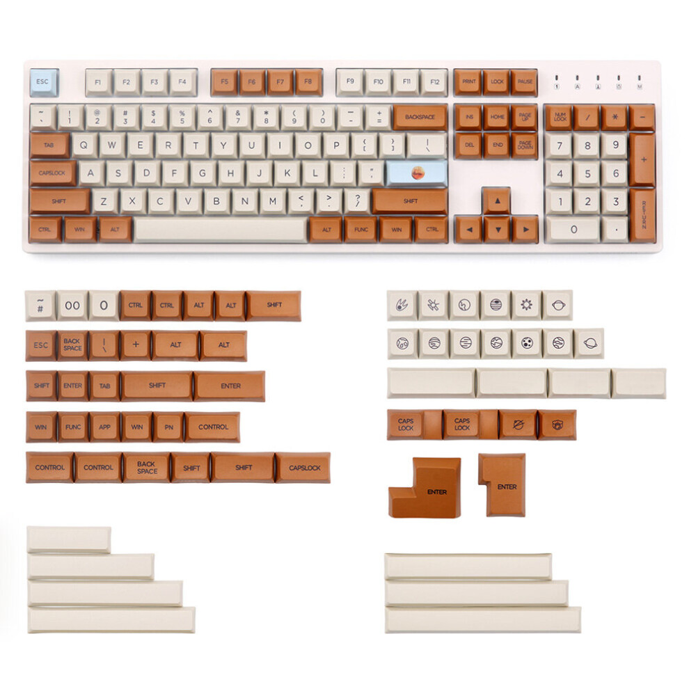 Mars Colony 2035 162 Key Xda Profile Dye Sub Pbt Keycaps Full Layout Keycap Set 3796737031895