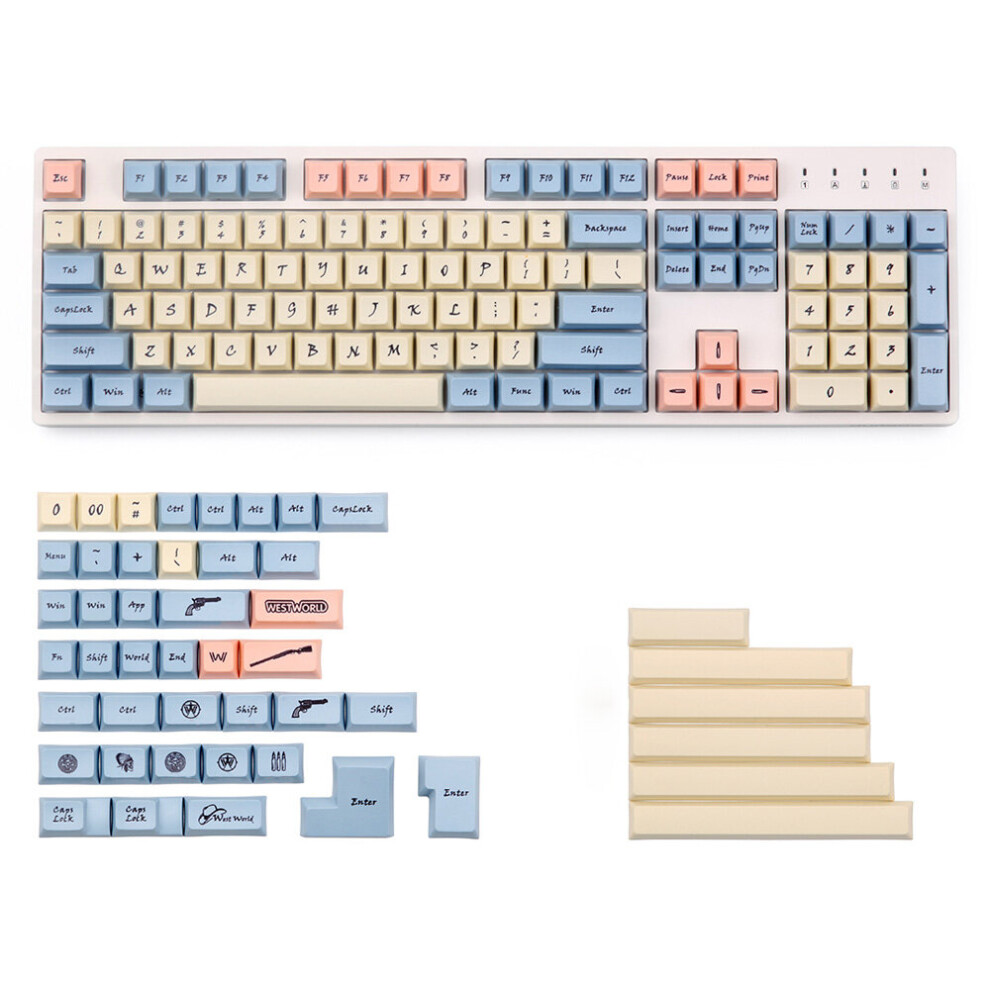 West World 153 Key Xda Profile Dye Sub Pbt Keycaps Full Layout Keycap Set 3796736965719