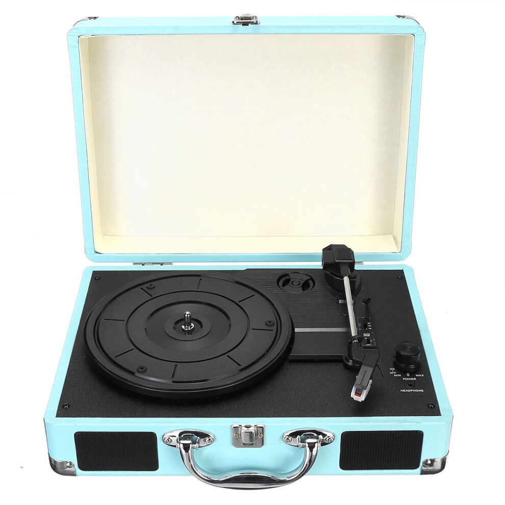 Vintage Vinyl Lp Record Player Stereo Turntable 3Speed 2 Speakers Radio Recorder 643307991635
