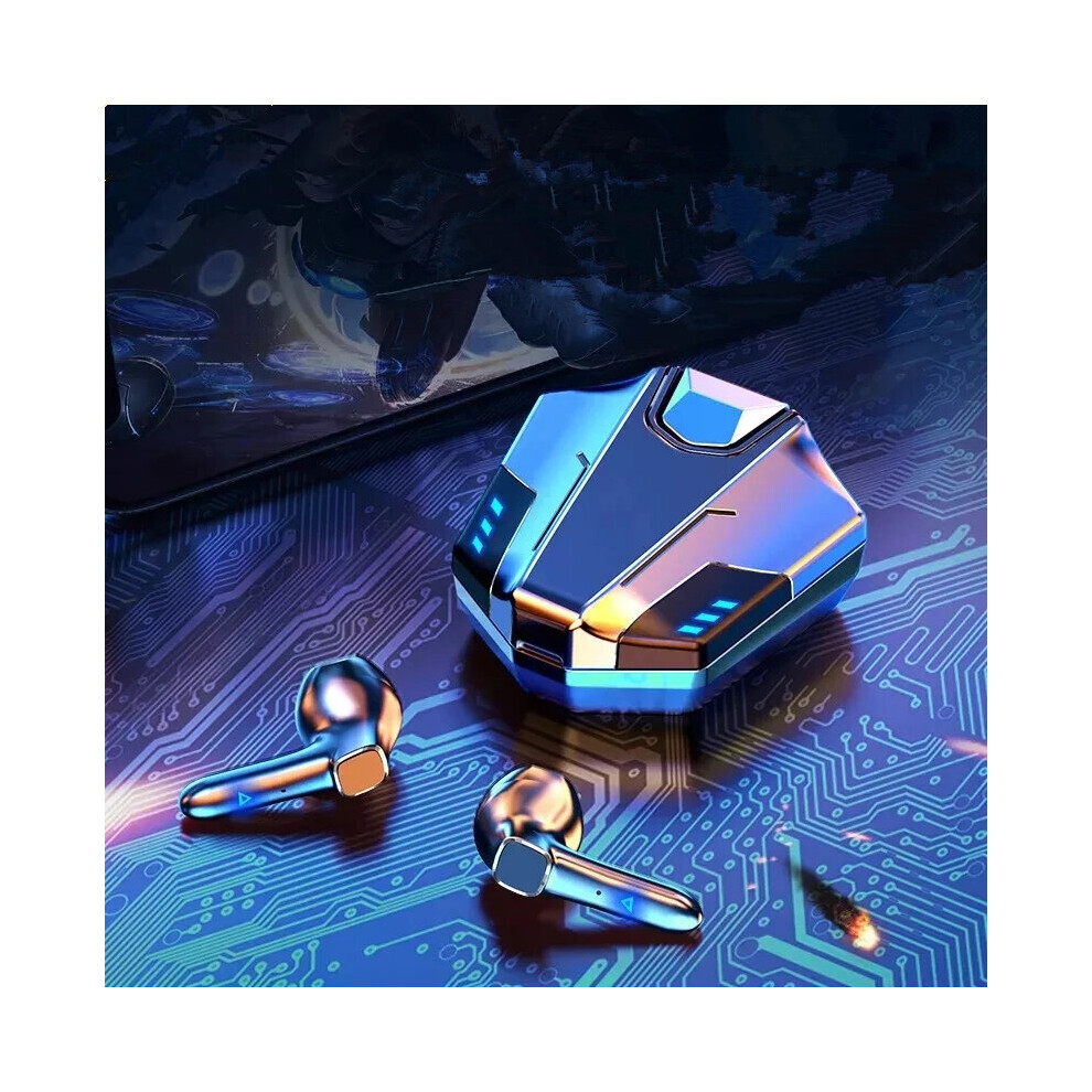 Mc Bh113 Gaming Bluetooth Headset Ultra Low Latency Bluetooth 5.0 Deep Bass Game Music Mode Flashing Wireless Earbuds Earphones 6900089955571