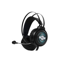 TANBOW C4 Gaming Headset Virtual 7.1 Channel 50mm Unit RGB Light USB Plug Skin friendly and Breathable Earmuffs for PC