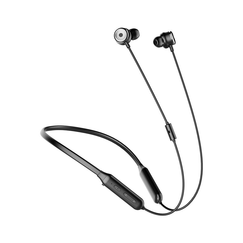 Baseus S15 Anc Wireless Bluetooth Earphone Hifi Active Noise Reduction Stereo Neckband Headphone With Mic Black/White 3796734450378
