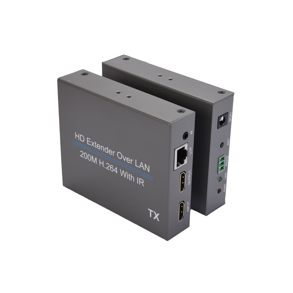 Nk E200ir Hd Extender Over Lan 200M H.264 With Ir Signal Transmission Over Long Distance Converter 6906139170918