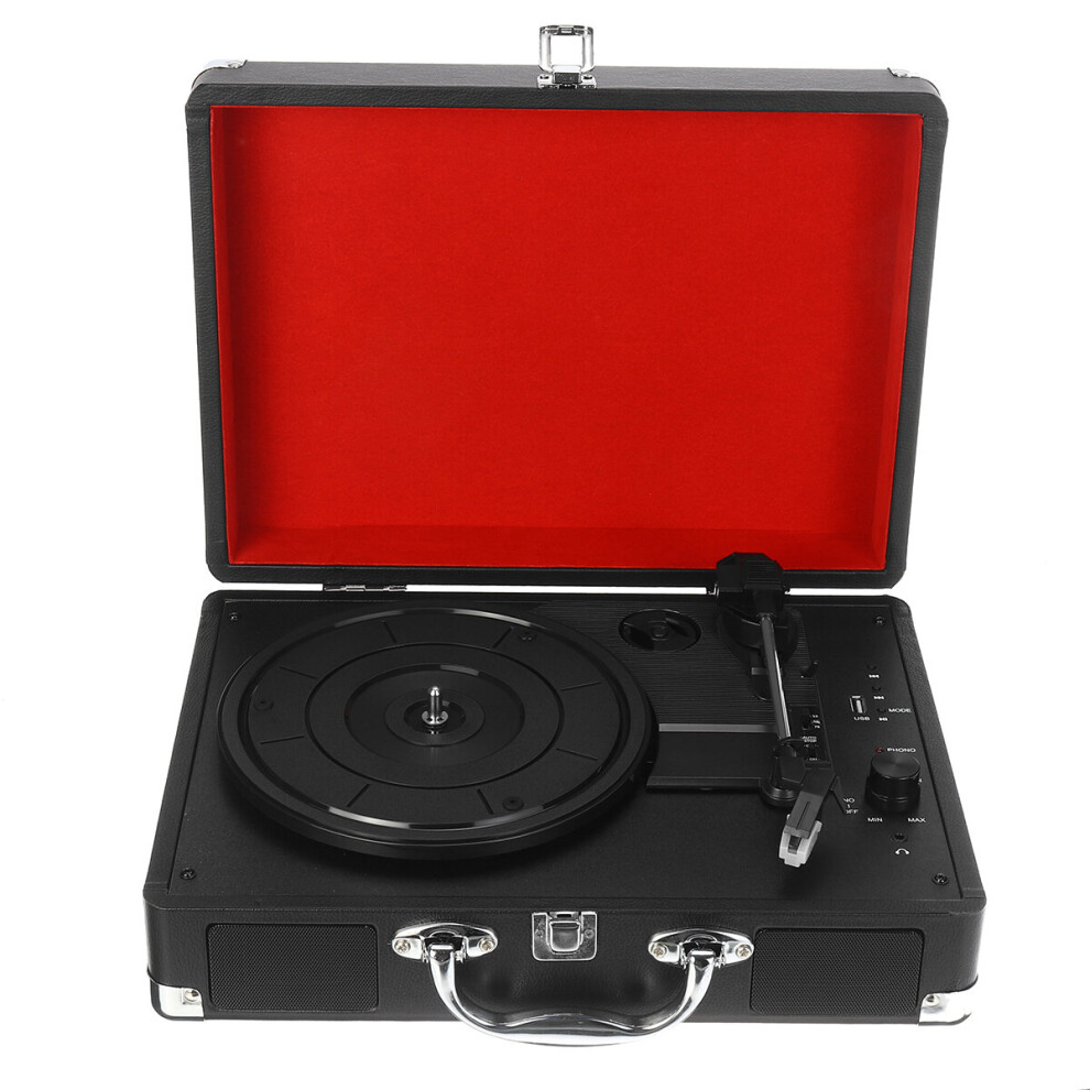 Phonograph Turntables Vinyl Record Player Usb Bluetooth Stereo Speaker Record Player 068888756426