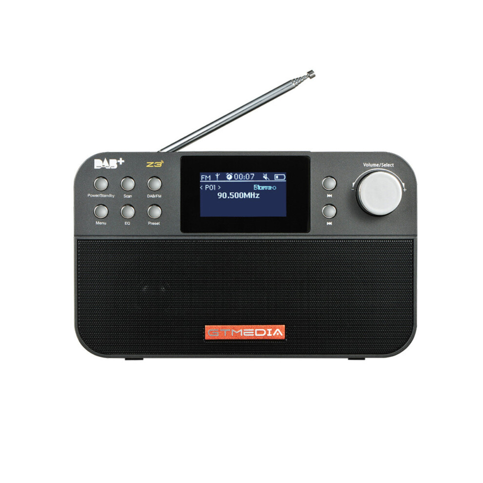Gtmedia Z3 Dab+ Fm Rds Full Band Digital Radio 60 Preset Stations 2.4Inch Tft Display Upgrade Version 791327184435