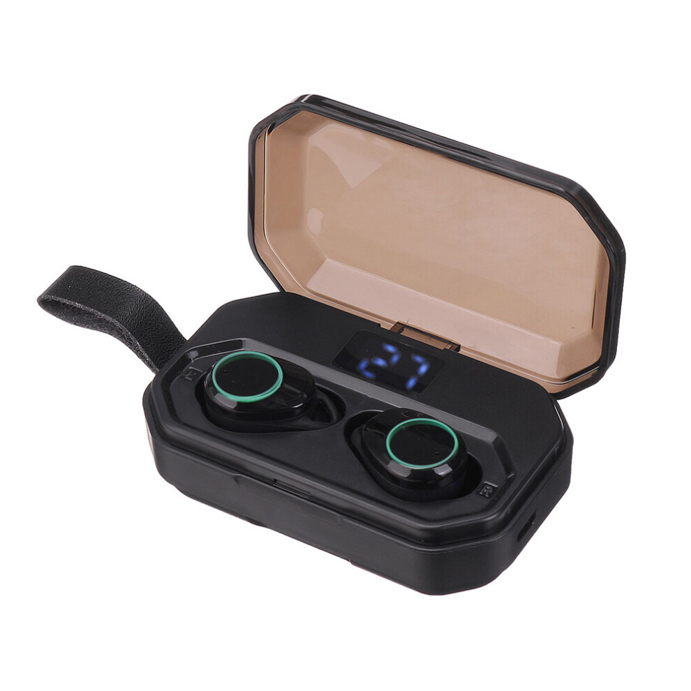 Tws Bluetooth 5.0 Wireless Headset Headphone 4000Mah Digital Display Ipx7 Waterproof Earphone With Charging Box 9068285146067