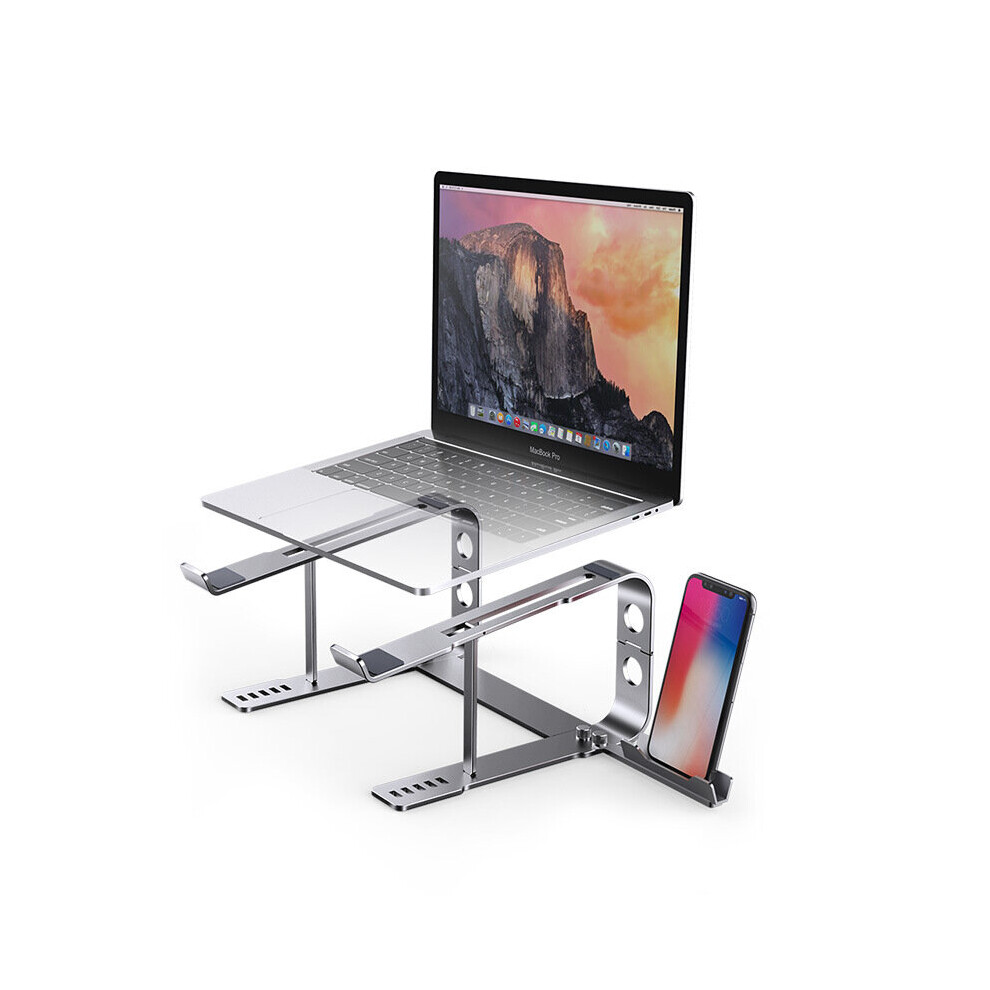 U4 Ergonomic Laptop Stand Aluminum Laptop Holder Foldable Desktop Holder Laptop Riser With Mobile Holder 787875809975