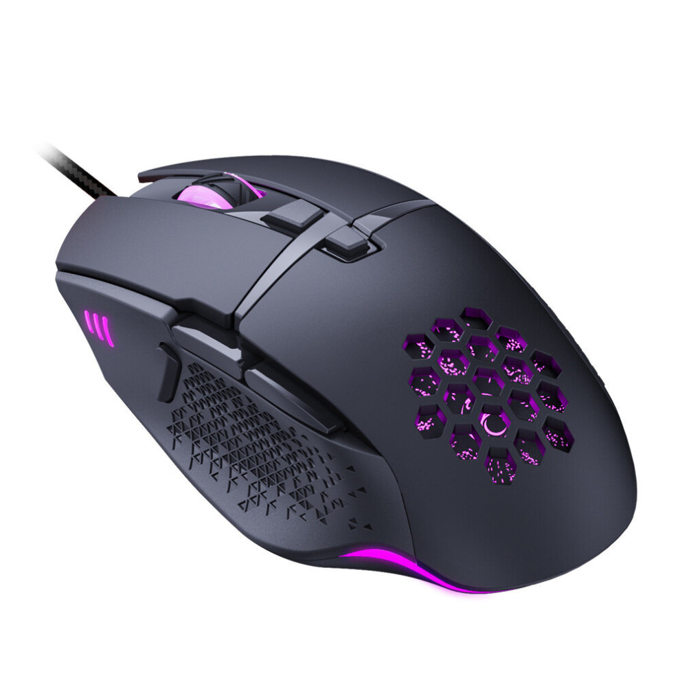 Imice T90 Wired Gaming Mouse 1200 7200Dpi Honeycomb Hollow Rgb Backlit Computer Mice For Computer Laptop Pc Gamer 6906142984236