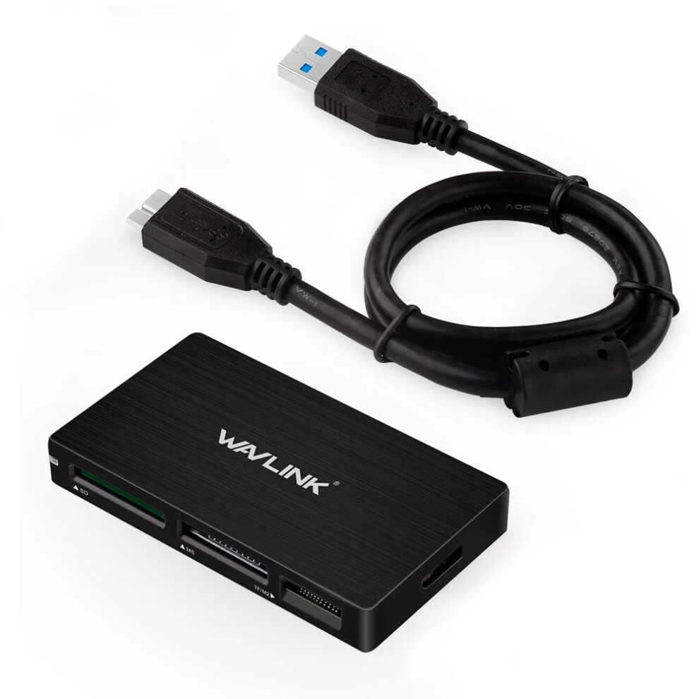 Wavlink All In One Usb 3.0 Card Reader For Tf Sd Ms Cf Card Plug And Play Card Adapter 384869015833