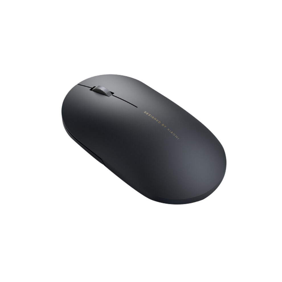 Xiaomi 2.4Ghz Wireless 1000Dpi Portable Streamlined Shape Mouse For Pc Computer Flat Laptops Black/White 825450301091