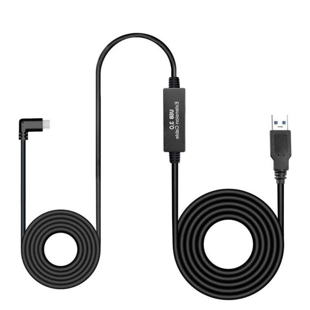 Vr 5M Data Cable Charging Cable For Oculus Quest 2 Link Vr Headset Usb 3.0 Type C Cable Data Transmission Black 7047032399323
