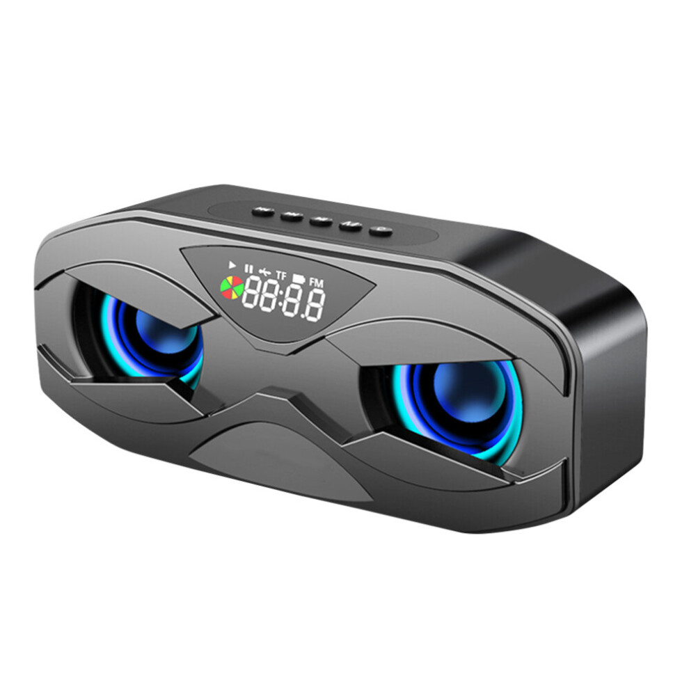 Lyray S6 Owl Bluetooth Speaker Led Flash Wireless Loudspeaker Fm Radio Alarm Clock Tf Card Support Light 6914216688379