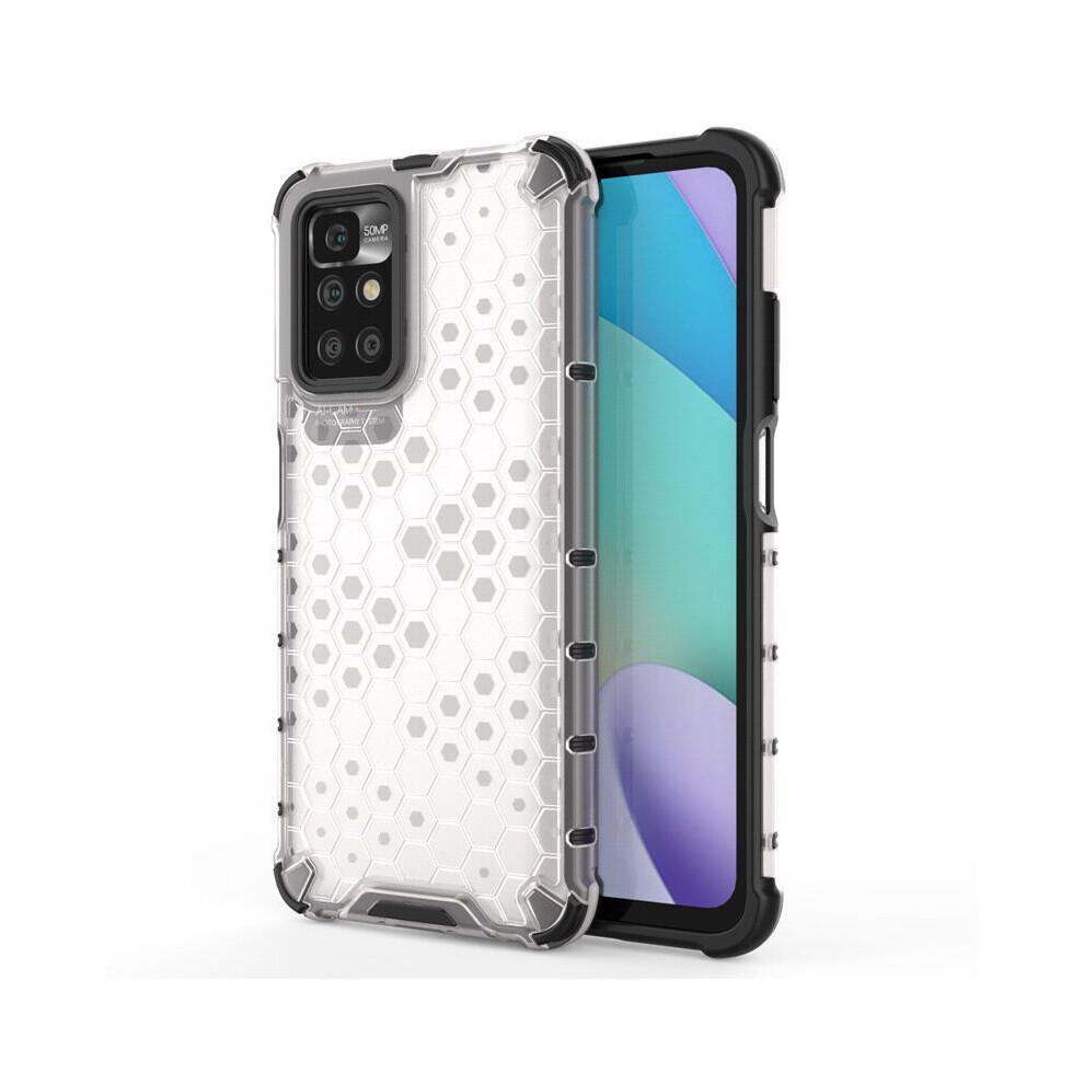 Bakeey For Xiaomi Redmi 10 Case With Four Corner Airbag Shockproof Translucent Soft Tpu + Pc Protective Case 6900074897824