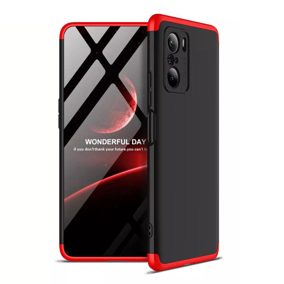 Bakeey For Poco F3 Global Version Case 3 In 1 Detachable Double Dip With Lens Protect Frosted Anti Fingerprint Shockproof Pc Protective Case Non Ori 6900087532163
