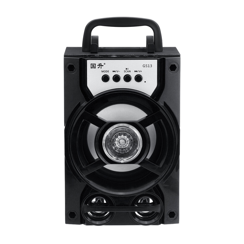 Portable Bluetooth Subwoofer Speaker Tf Card U Disk Music Player Fm Radio Microphone For Meeting Dance Party Lecture 938244802930