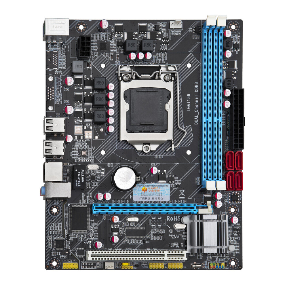 Huananzhi P55 Motherboard For Intel Lga 1156 Ddr3 1333 1600Mhz 16Gb Sata2.0 Usb2.0 Pci E M Atx Game Motherboard 841930230514