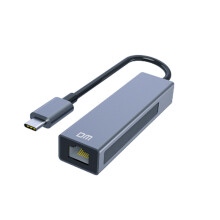 DM CHB002 3 Ports USB Hub with RJ45 100Mbps Ethernet Port USB2.0 Extender Extension Connector Adapter for PC Laptop
