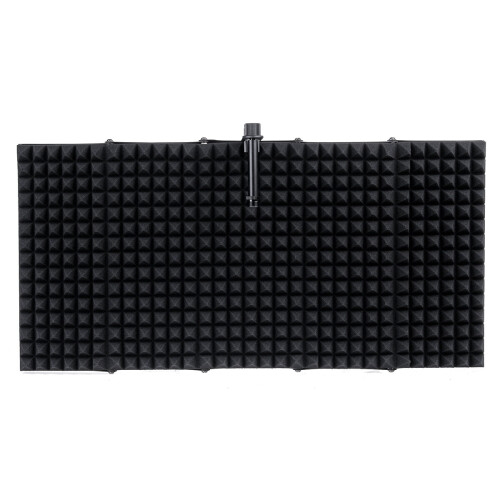 5 Panel Foldable Studio Microphone Isolation Shield Recording Sound Absorber Foam Panel Support Bracket 1