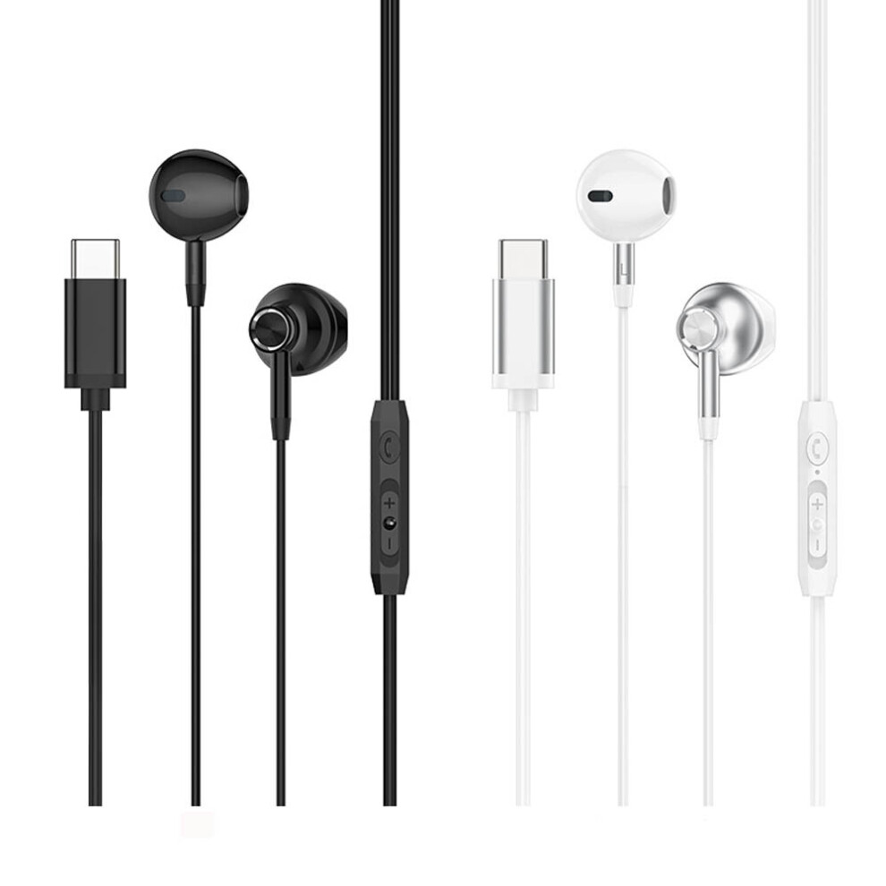 Hoco L13 Type C Digital Wired In Ear Earphone Graphene Driver Stereo Hifi Earbuds Sports Headphone With Mic 6900063452133
