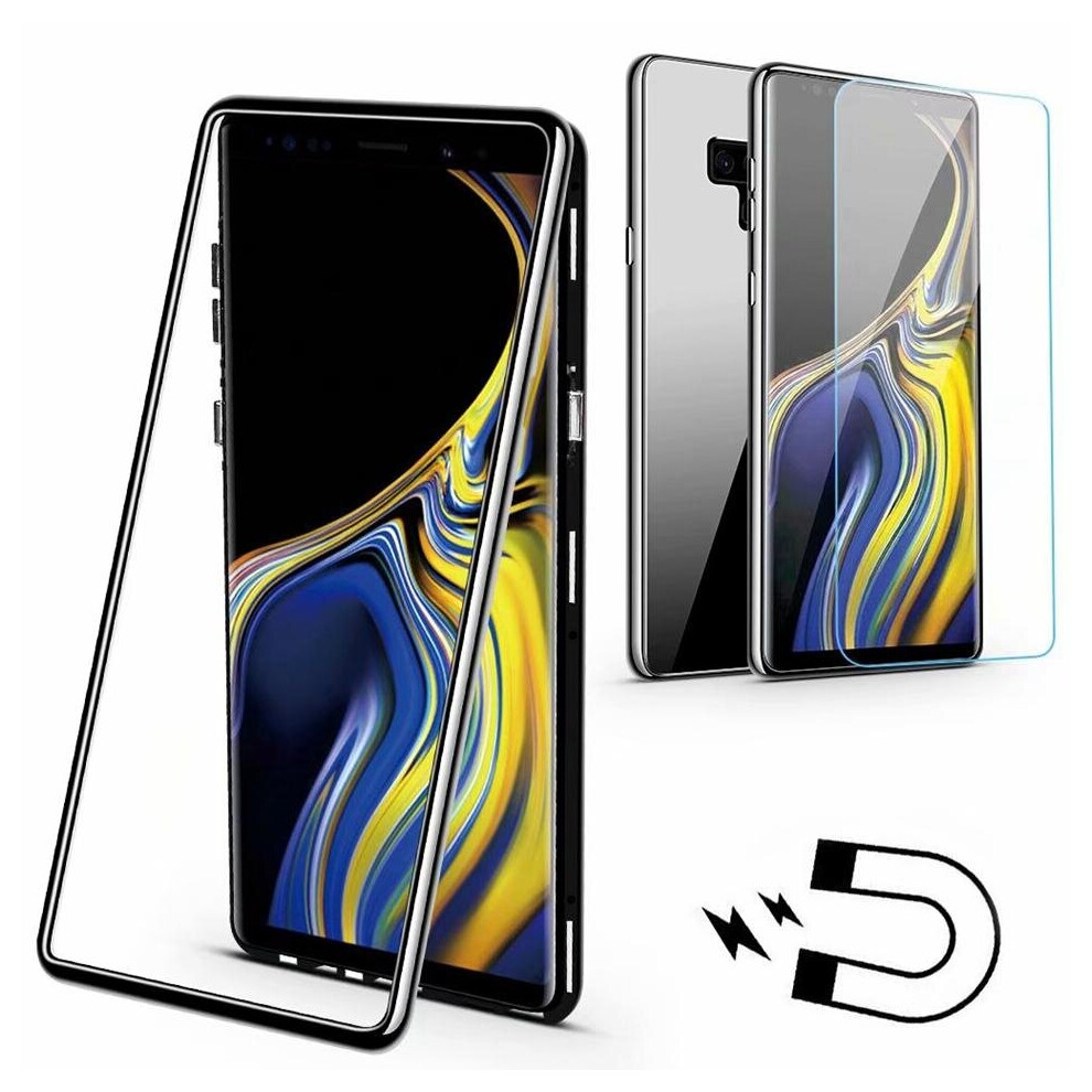 Bakeey Magnetic Adsorption Tempered Glass Back Cover+Tempered Glass Screen Protector Protective Case 9331569713492
