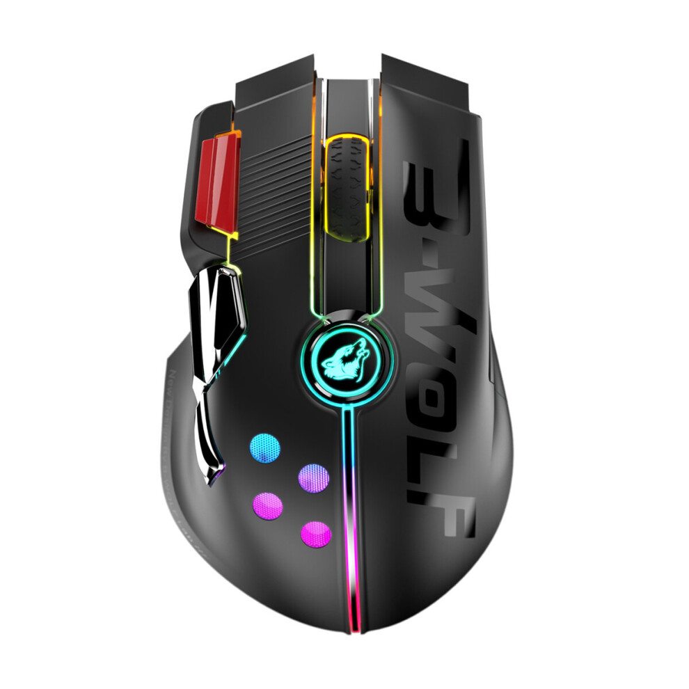 Ziyoulang X6 Gaming Mouse Type C Wired 2.4G Wireless Rgb Backlit Honeycomb Hollow 12000Dpi Macro Programming Gamer Mice For Desktop Computer Laptop Pc 622135156812