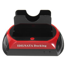 2.5'' 3.5'' SATA HDD IDE Hard Drive Docking Station TF SD Card Reader Hard Disk Dock Multifunction Docking Bay for Mac Hard Drive Enclosure UK Plug