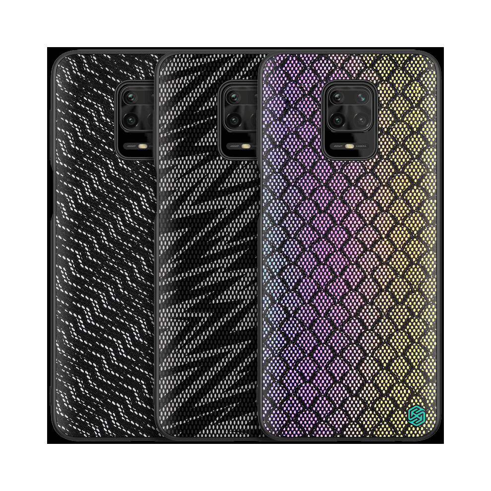 Nillkin For Xiaomi Redmi Note 9S Redmi Note 9 Pro Redmi Note 9 Pro Max Case Luxury Luster Twinkle Shield Woven Polyester + Pu Leather Shockproof 6901250137109
