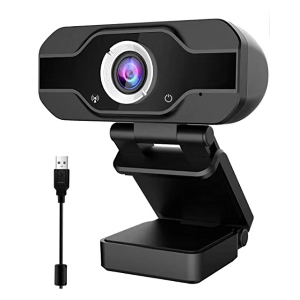 1080P Webcam With Microphone Pc Camera For Computer Hd Web Full Web Usb Camera Cam Webcam For Pc Live Broadcast Black 190268090452