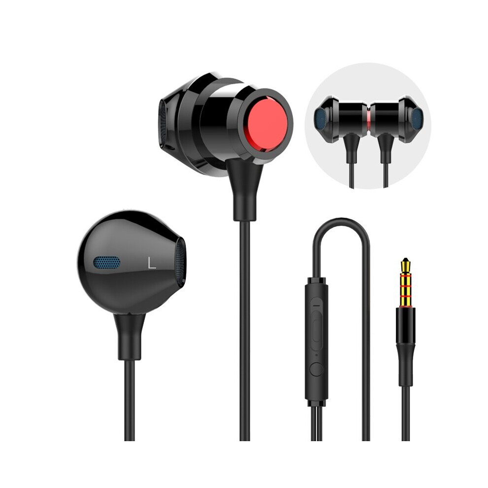 Bakeey Universal Music Headset Half In Ear Wired Control Earphone With Mic For Mobile Phones 8480854915408