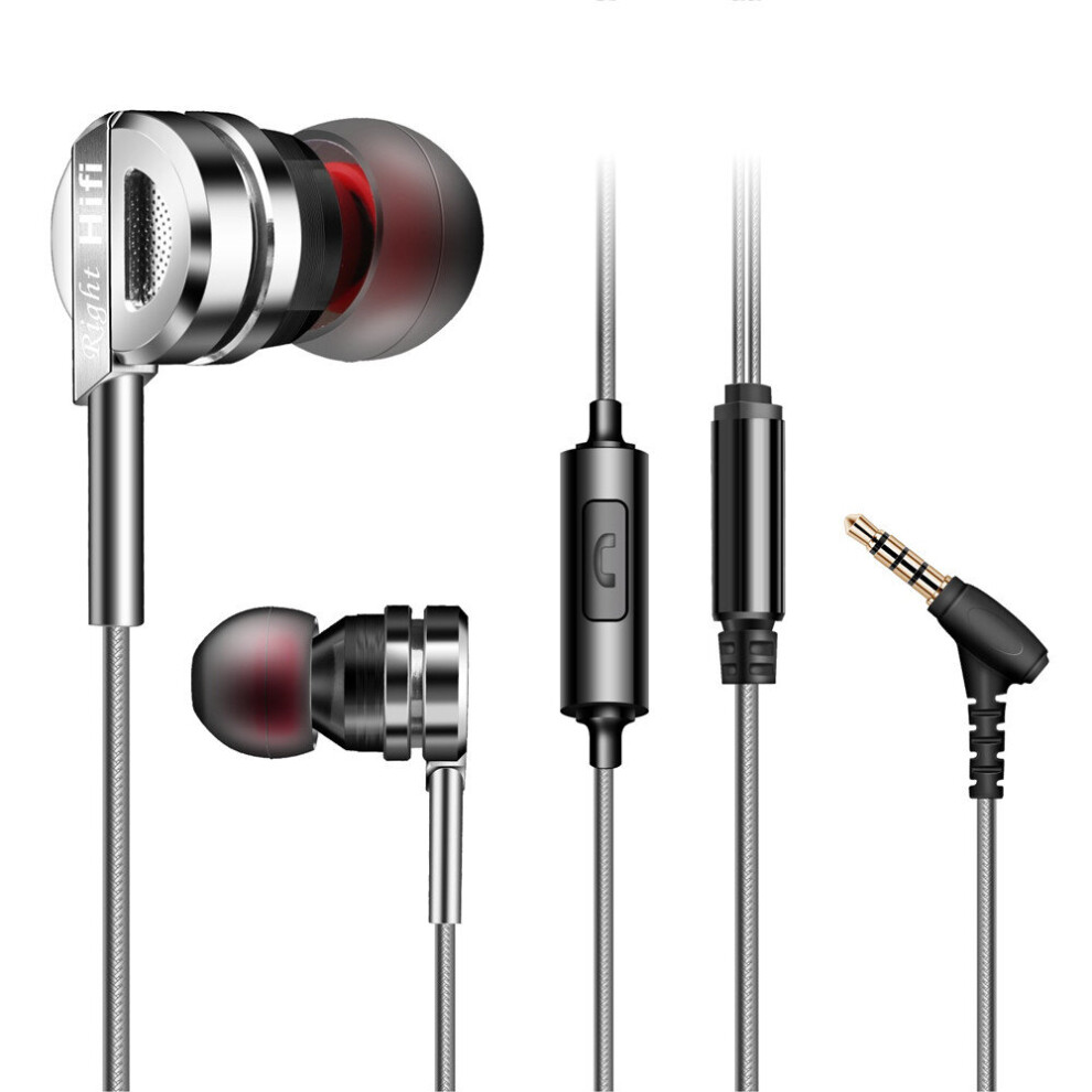 Qkz Dm9 Metal Heavy Bass Hifi Earphone 3.5Mm Wired In Ear Earbuds With Mic For Samsung 816294001728