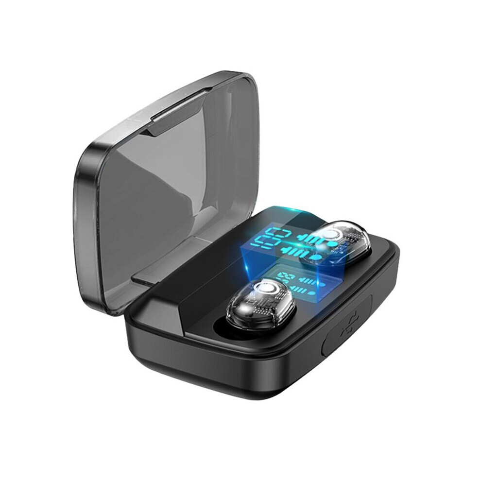 Bakeey M13c Tws Bluetooth 5.0 Earphone Led Display Touch Control 1800Mah Power Bank Transparent Headphone With Mic 6900061256146