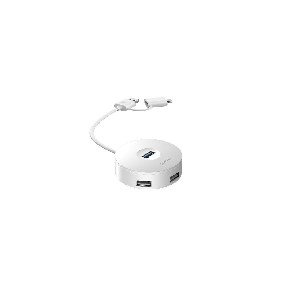 Baseus Usb 3.0 To 1 Port Usb 3.0 And 3 Ports Usb2.0 Hub Adapter 5Gbit S Gigabit Ethernet Docking Station For Laptop 6900063573548