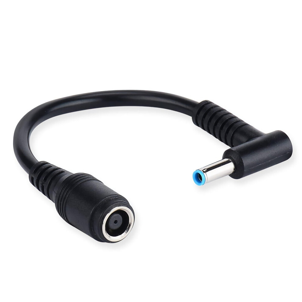 Dc Power Charge Converter Adapter 7.4*5.0 Female To 4.5*3.0 Male Elbow With Needle Black/Blue 6901250532362