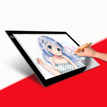 Graphics Tablet Drawing Tablet 3 LED Light Modes Graphic Writing Digital Tracer Copy Pad Board for Diamond Painting Sketch