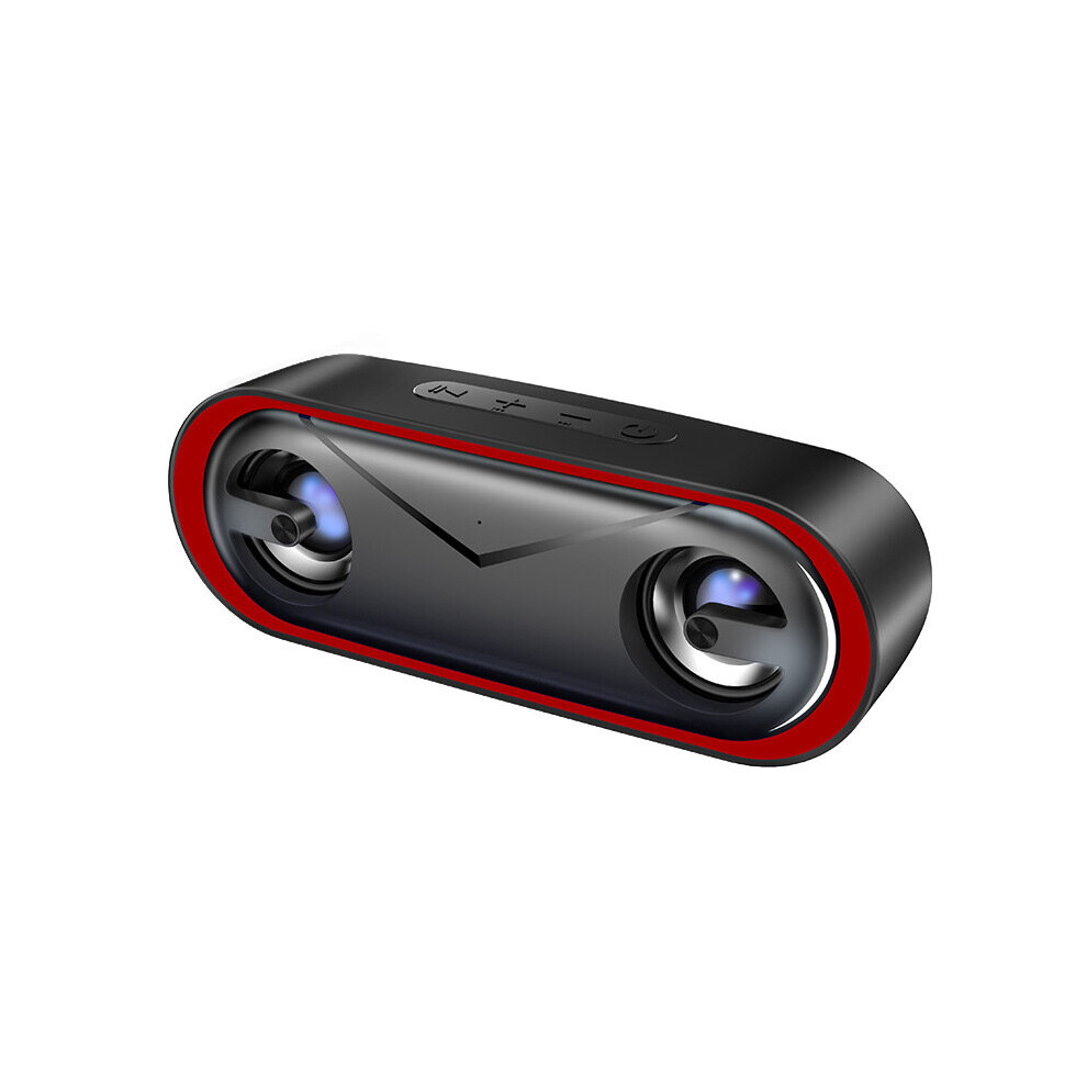 Bakeey Colorful Led Bass Speaker Wireless Bluetooth 5.0 Speaker Fm Radio Flash Drive Tf Card Subwoofer With Mic Light 3345535670494
