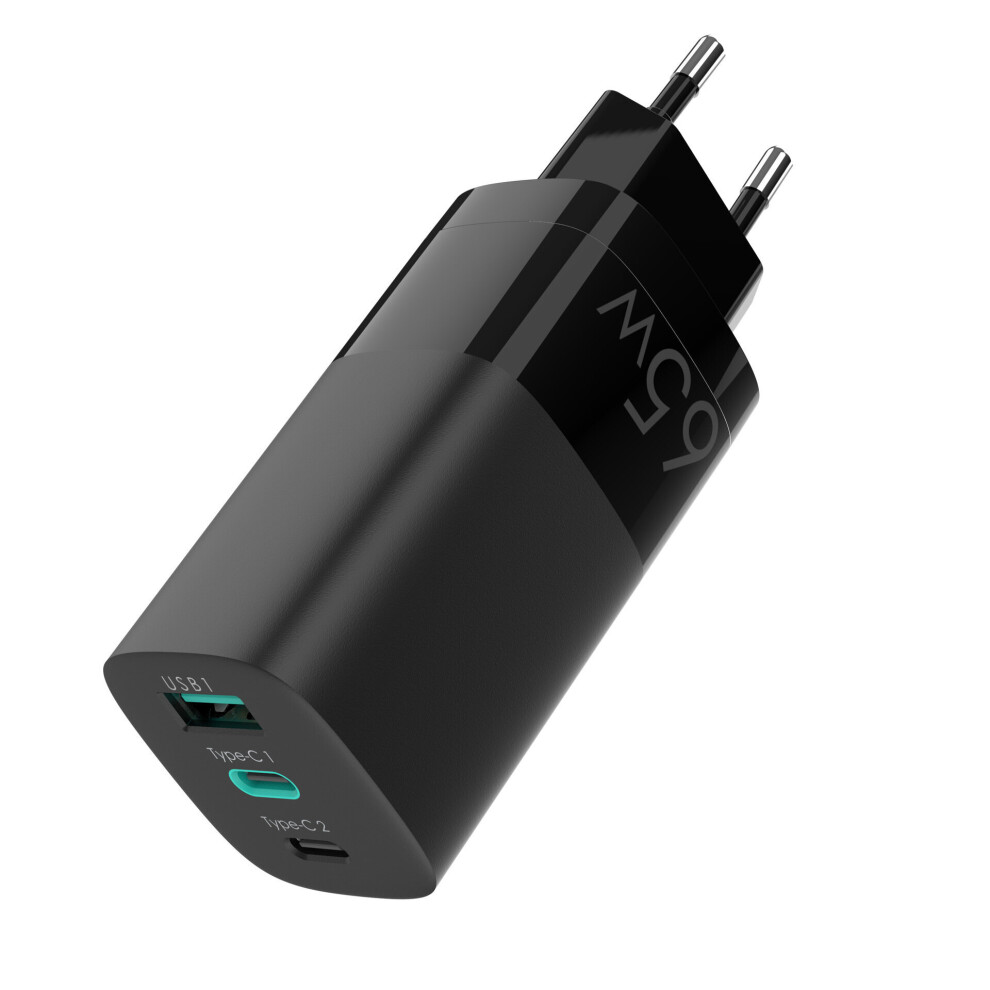 [Gan Tech] Bakeey 65W 3 Port Usb Pd Gan Wall Charger Dual 65W Usb C Pd3.0 Pps 60W Usb A Scp Qc3.0 Fast Charging Eu Plug For Macbook Air M1 For Iph 6900079124871