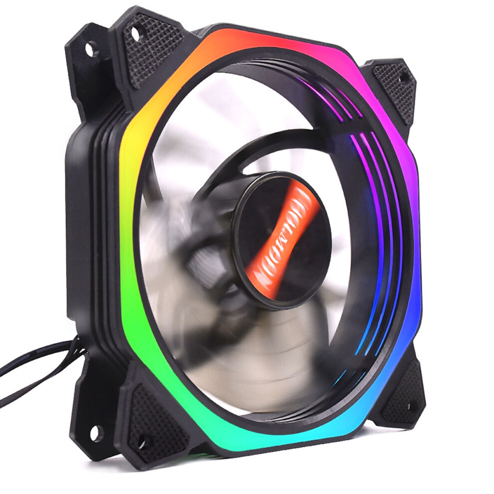 Coolmoon 16000000 Colors Rgb Computer Case Rgb Cooling Fan For Pc Case Black 1110676748461