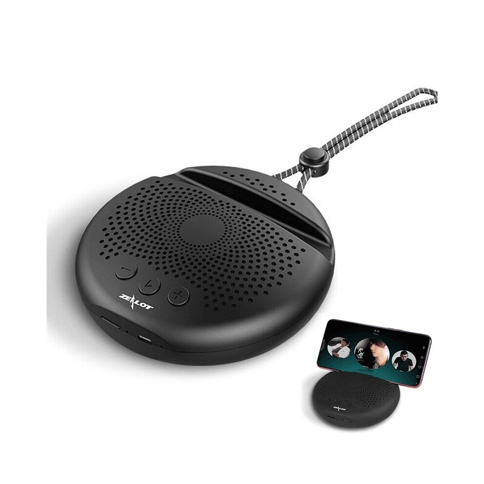 Zealot S24 Mini Wireless Bluetooth 5.0 Speaker Hifi Heavy Bass Tf Card Handsfree Subwoofer With Phone Holder 6900060651683