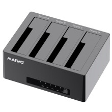 MAIWO SATA HDD SSD Duplicator HDD Docking Station Data Clone Support Up to 64TB Plug and Play for 2.5'' 3.5'' SATA SSD HDD