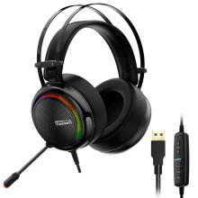 Tronsmart Glary Gaming Headset with 7.1 Virtual Surround Sound USB Interface Gaming Headphones for Xbox Switch Computer Laptop