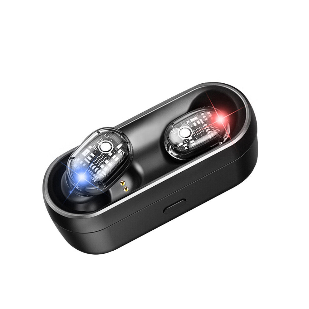 Bakeey M13 Tws Bluetooth 5.0 Earphone Hifi Heavy Bass Smart Touch Bliateral Call Transparent Headphone With Charging Box 6900060645538