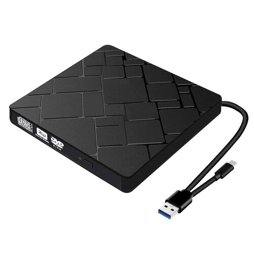 USB 3.0 Type C External Optical Drive Slim USB High Speed Writer Drive Burner Reader Player Optical Drives For Laptop DVD Case
