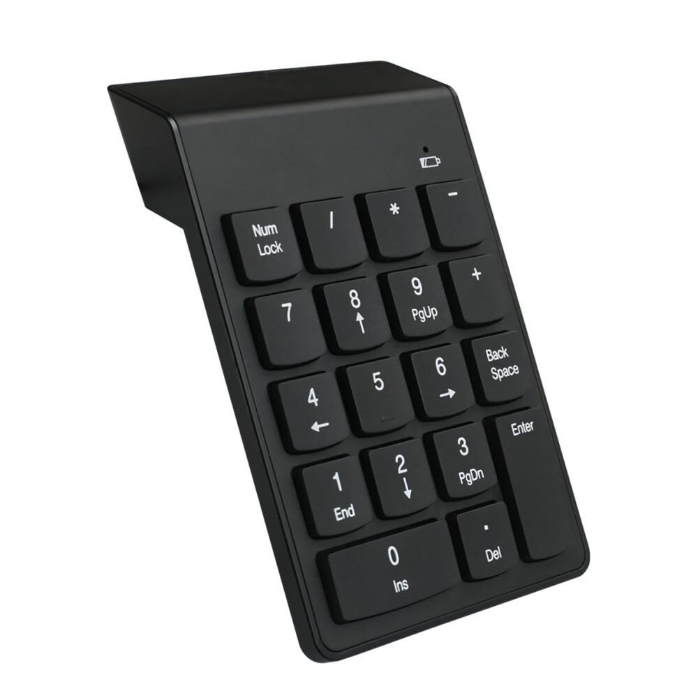 K1 Wireless Numeric Keypad 2.4G + Bluetooth 18 Keys Mini Digital Number Pad Portable Silent Financial Accounting Keyboard 190268833042