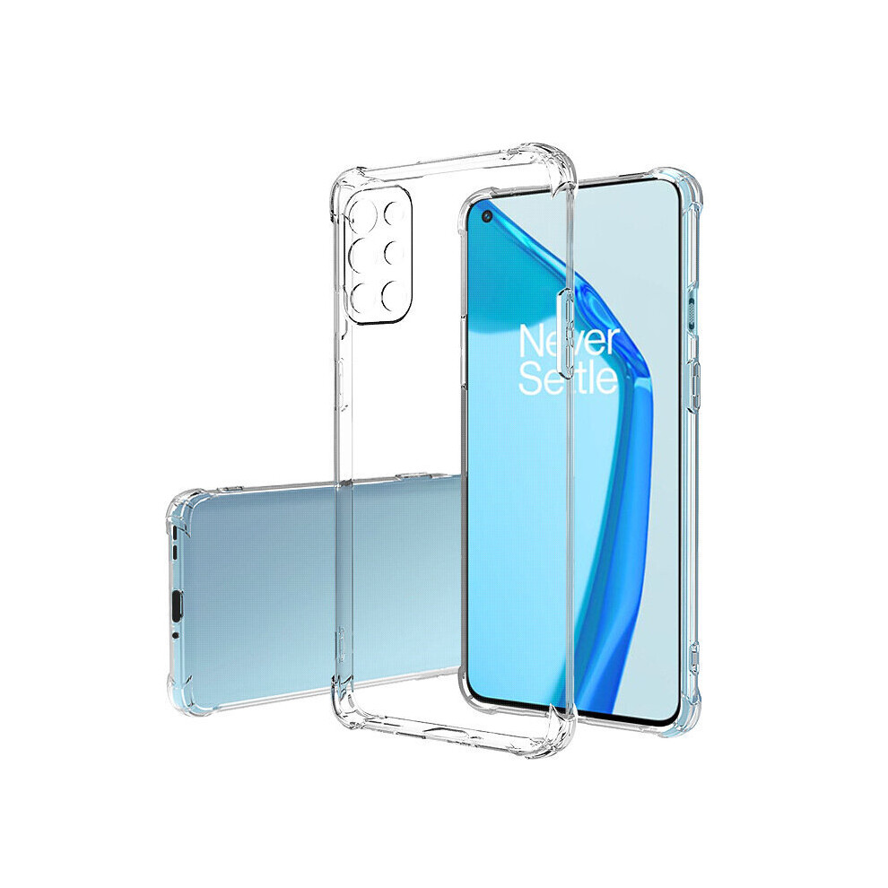 Bakeey 1 2Pcs For Oneplus 9R Case With Airbags Shockproof Transparent Non Soft Tpu Protective Case Yellow 6900090663243