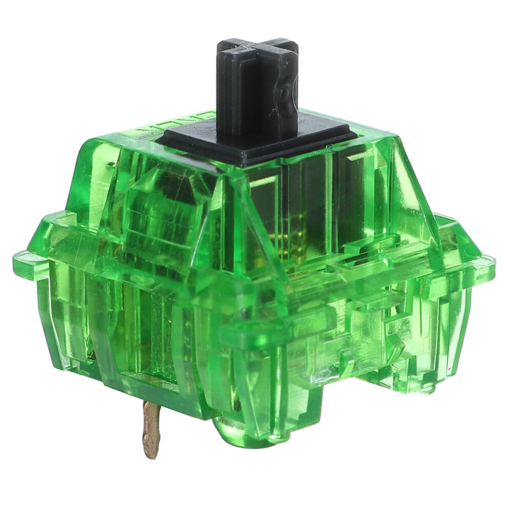 Feker 10 70 110 Pcs Mechanical Switches 3Pin Pom Stem Tactile Emerald Switches For Diy Mechanical Gaming Keyboards Dark/Brown 622135156133